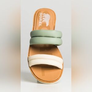 WOMENS NWOT SOREL ELLA II PUFF SLIDE SAFARI Style #: 2030551-346 Women's Size 9